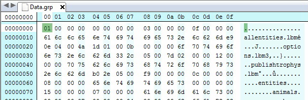 Awem grp file header